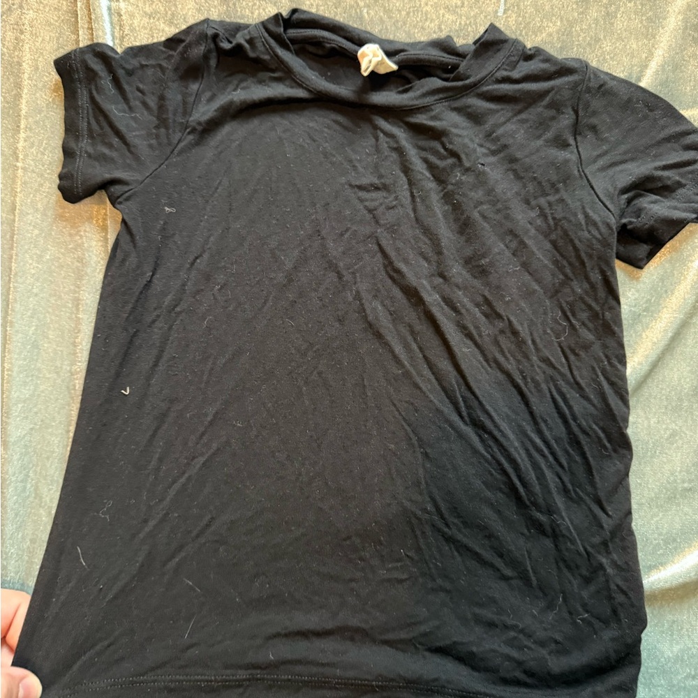 Kate Quinn Black Short Sleeve bamboo  Tee